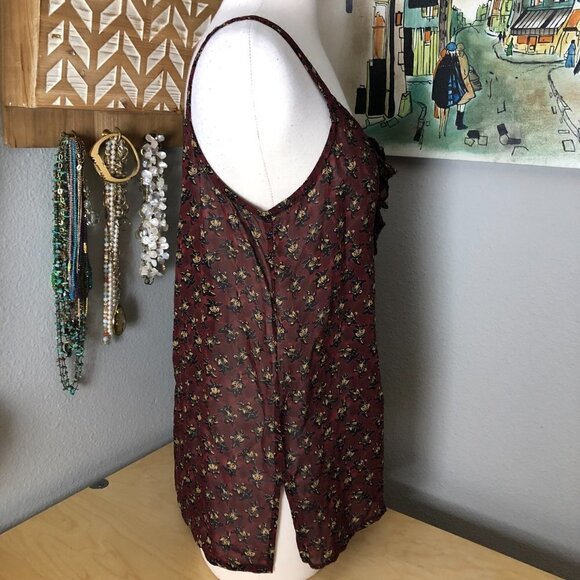Vintage CAROLE LITTLE Ruffle Camisole - Picture 5 of 8